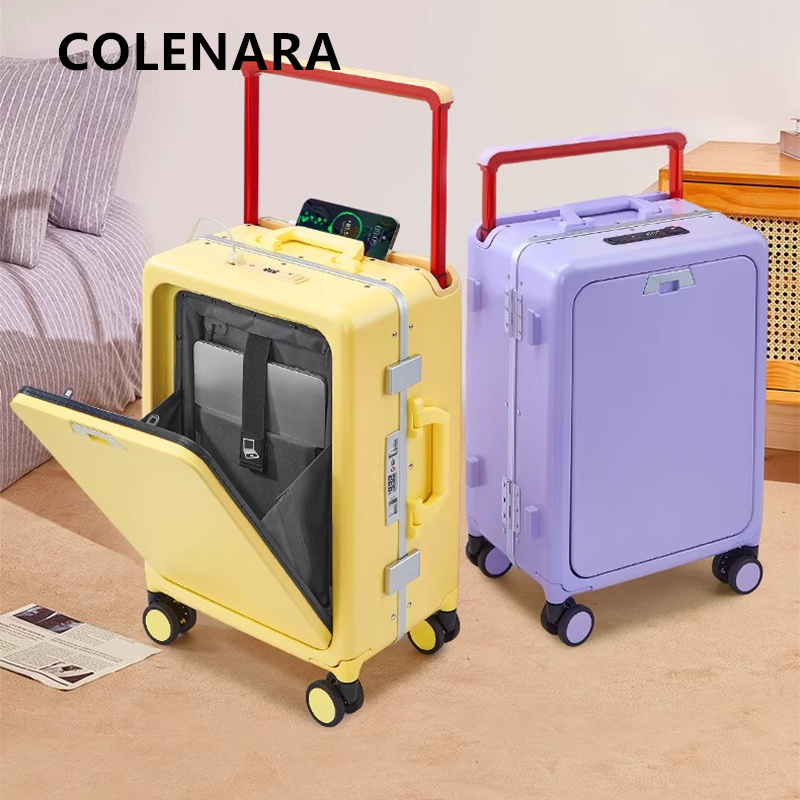 Front Opening Laptop Luggage 24 Inch - Maleta con Ruedas COLENARA con Apertura