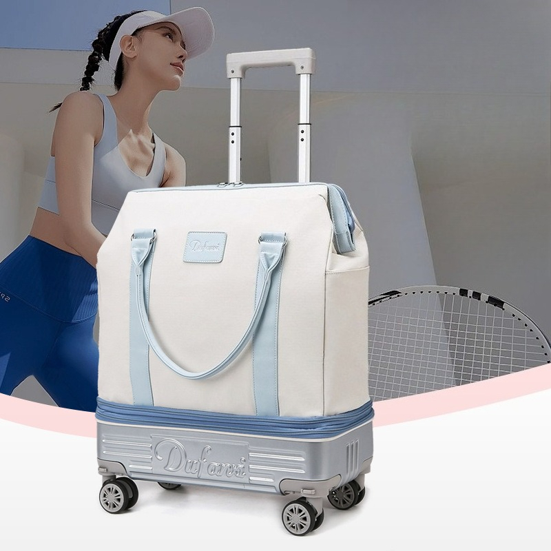 Foldable Rolling Luggage Bag - Bolsa de Viaje con Ruedas y