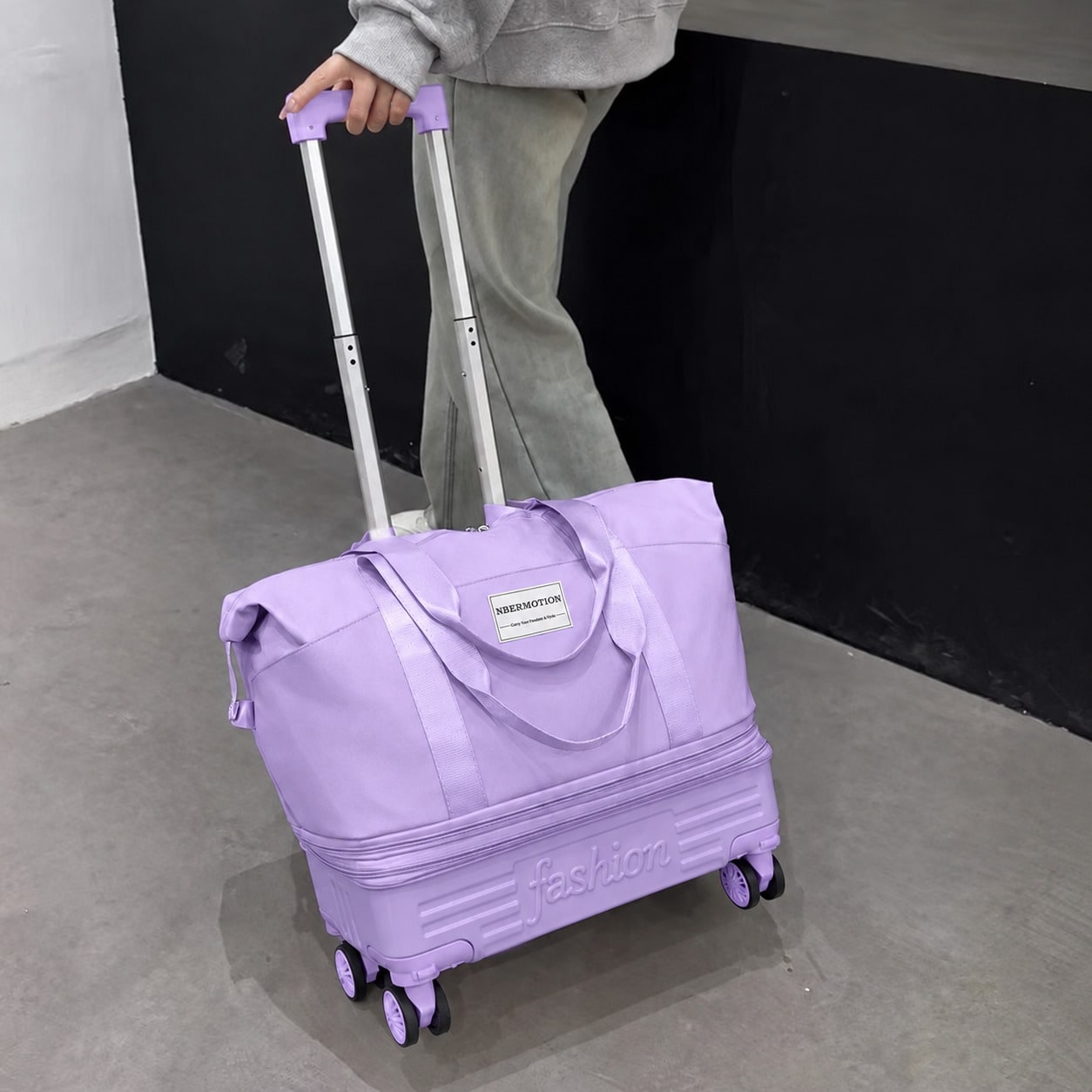 Bolsa de viaje con ruedas y as - Foldable Rolling Luggage Bag reseña y precio