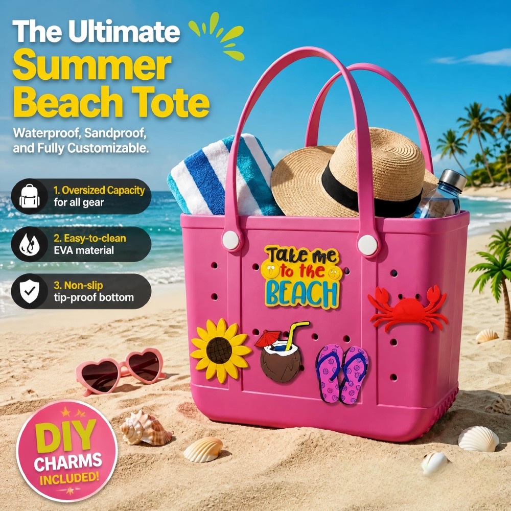 Bolso de playa grande para muj - Handbags reseña y precio