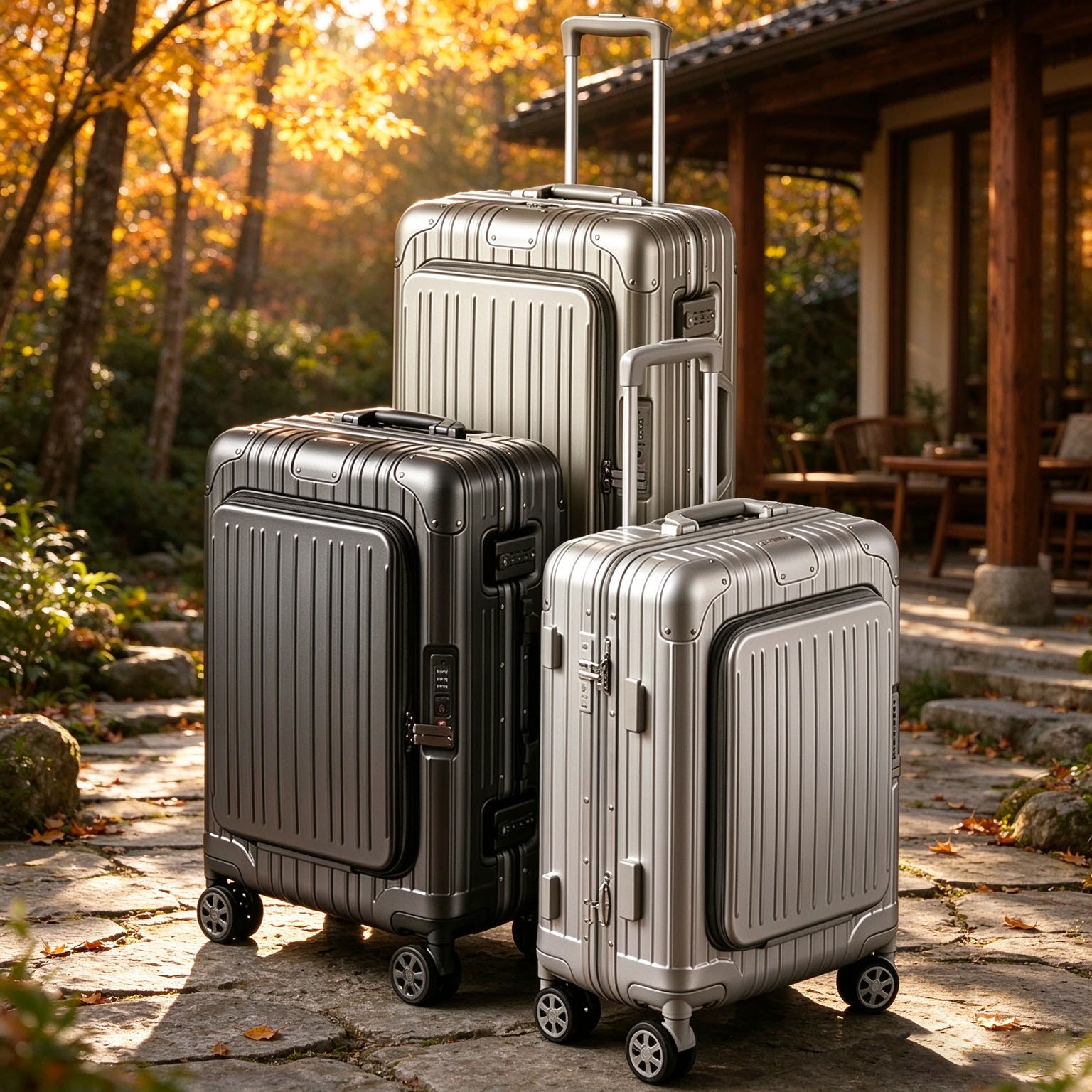 Maleta de viaje con apertura f - Spinner Wheel Rolling Suitcase 20 Inch reseña y precio