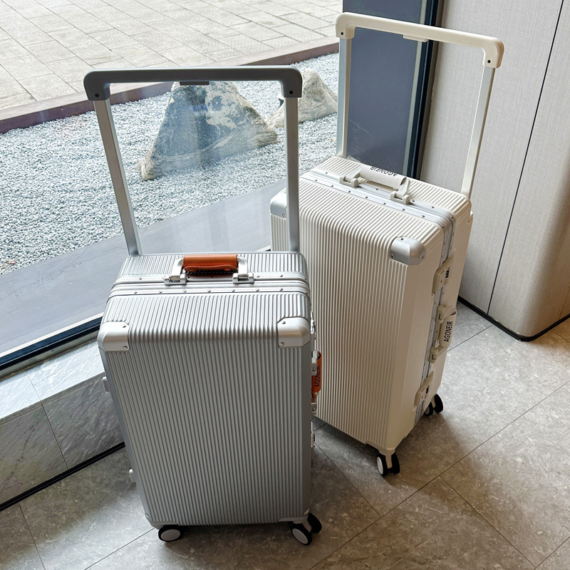 Maleta de viaje con asa ancha  - Aluminum Frame Carry On Luggage reseña y precio