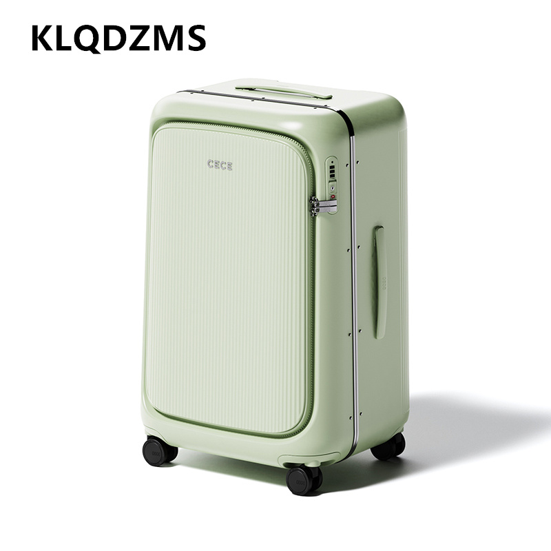 KLQDZMS Maleta de Viaje de 24/ - Aluminum Frame Carry On Luggage reseña y precio